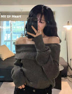 Strapless Neckline Sweater