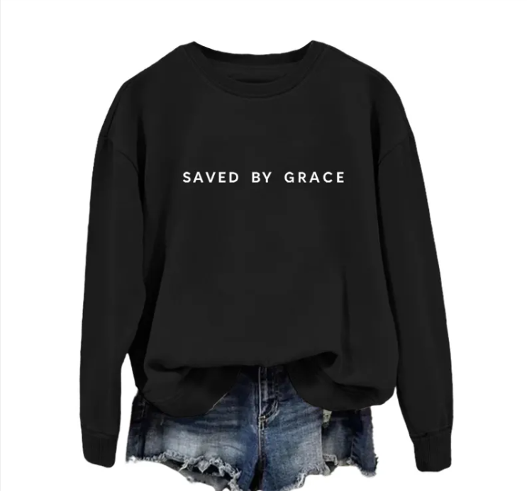Graceful Faith Pullover Sweatshirt | Streetwear