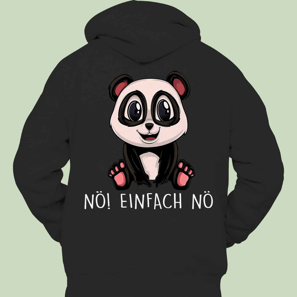Unisex Panda Hoodie with Back Print Design | Streetwear