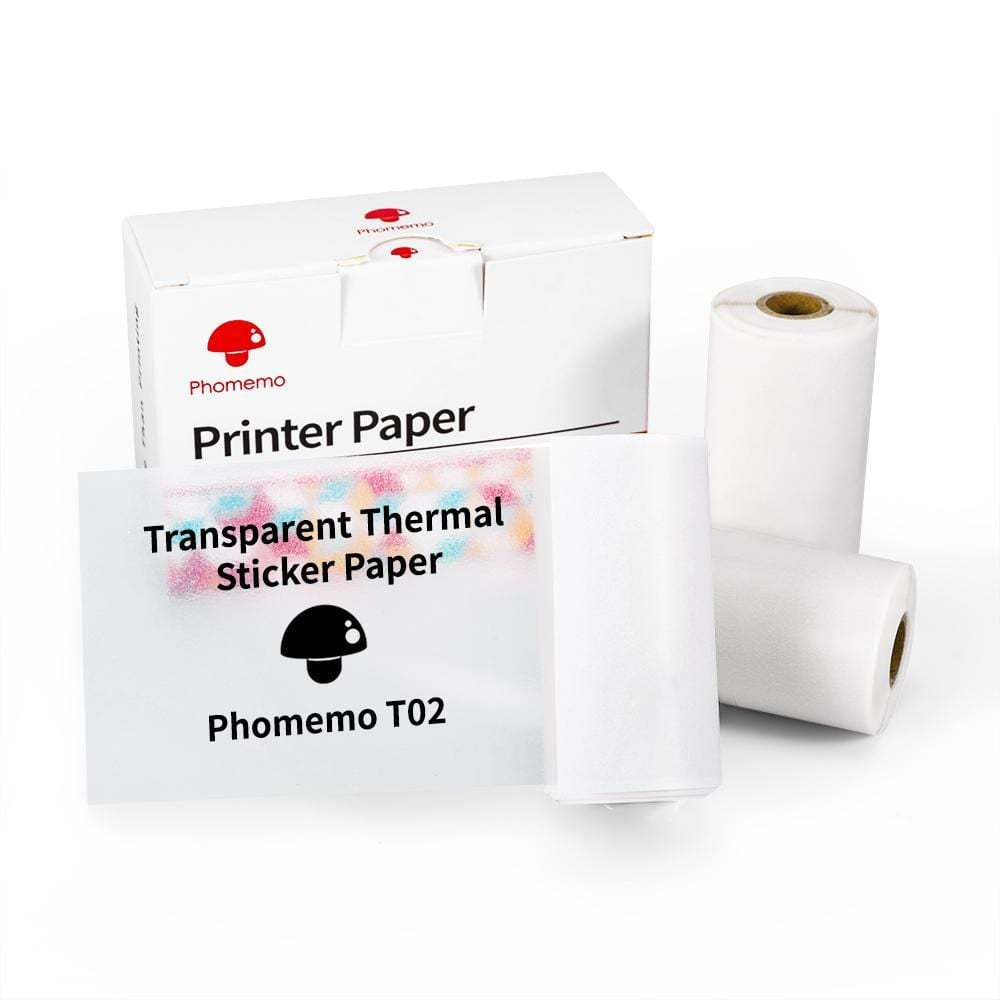 Phomemo Thermal Photo Sticker Paper, 3 Rolls
