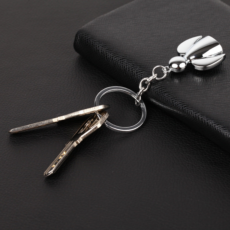 Creative Metal Keychain with Cute Angel Design | Accessory