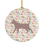 Thai Lilac #2 Cat Christmas Ceramic Ornament