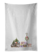 Dachshund Duo with Christmas Wonderland Kitchen Towel Set of 2