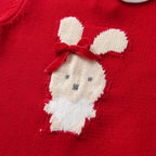 New Spring Autumn Baby Bunny Knitted Bodysuit Outfit