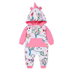Dinosaur-Themed Baby Bodysuit for Infants