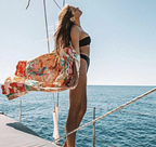 Chiffon Printed Beach Cardigan and Cover-Up Dress