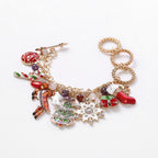 Factory Direct Christmas Bracelet with Snowflake Design