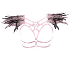 Feather Wing Strappy Cage Body Harness