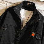 2024 Autumn Men's Hooded Windbreaker Slim Fit Jacket
