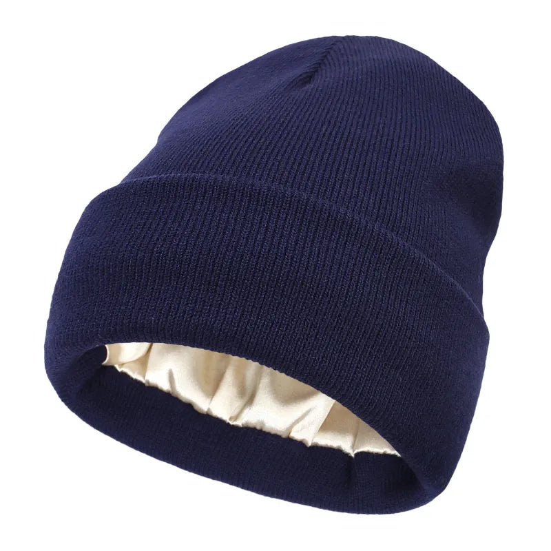 Fashionable Warm Knitted Wool Hat | Embroidered Cap