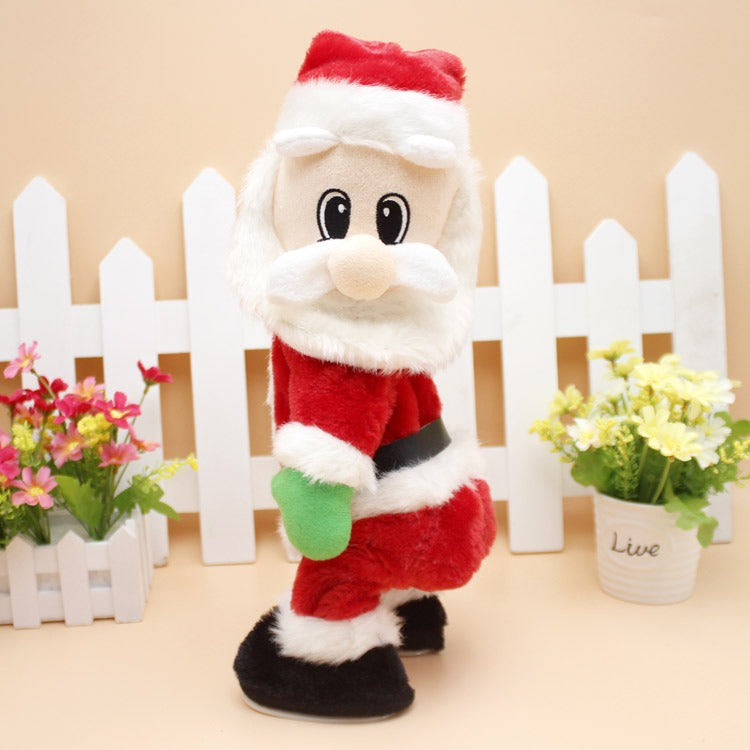 Musical Electric Hip-shaking Santa Claus Ornament