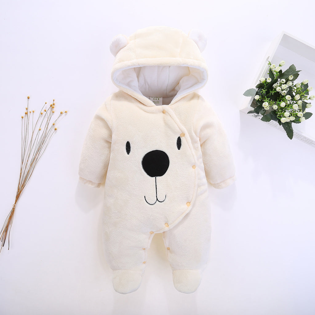 Thick Baby Bodysuit for Fall and Winter Wear