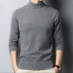 Thick Knit Half-High Collar Pullover Sweater | Streetwear