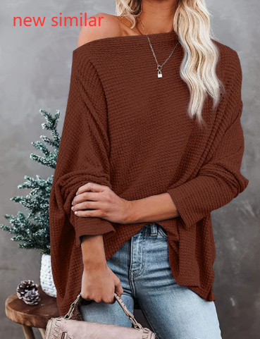 Off Shoulder Sweater Knit Top