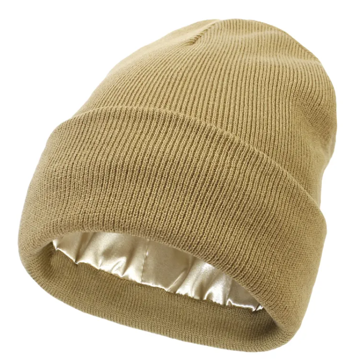 Cozy Knitted Wool Beanie | Embroidered Cap