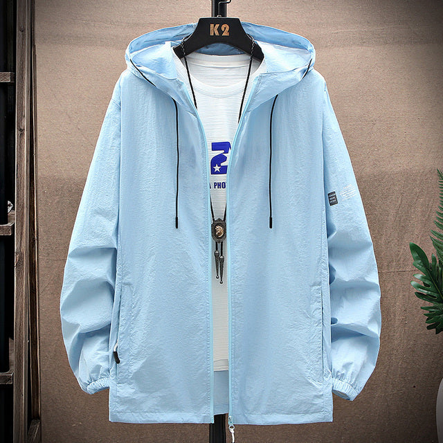 2023 Summer Hooded Windbreaker for Men and Women