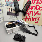 Lingerie Set with Lace Handcuffs and Accessories