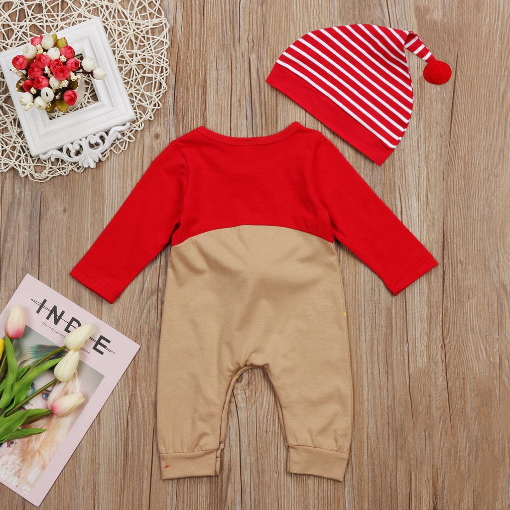 New Christmas Colorful Embroidered Baby Romper