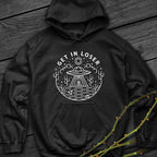 Korean Printed Long Sleeve Slouchy Loose Hoodie | Streetwear