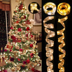 Fairy Tale Satin Ribbon Lamp String for Christmas Tree
