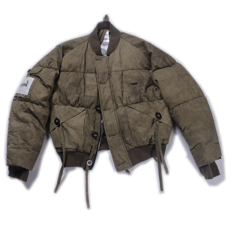 Men's Fashion Thickened Warm Baseball Down Jacket
