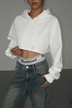 Women's 2023 Autumn Drawstring Hooded Pullover Sweater | Streetwear