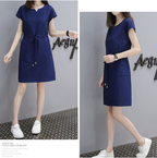 2018 Summer Korean Style V-Neck A-Line Dress