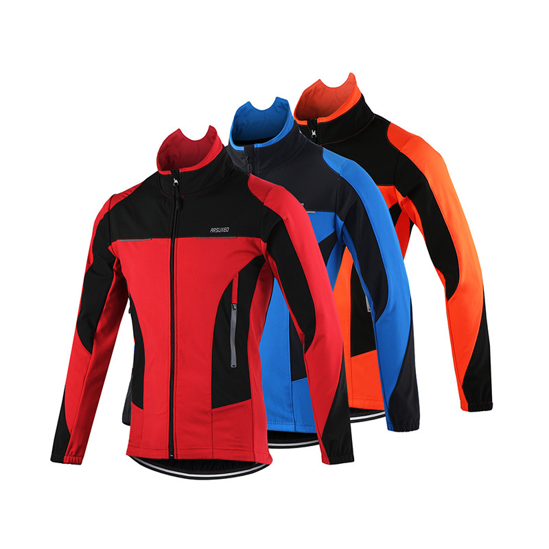 Rainproof Fleece Cycling Coat for Warmth and Comfort