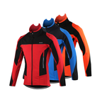 Rainproof Fleece Cycling Coat for Warmth and Comfort