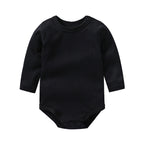 DANROL Baby Long Sleeve Cotton Bodysuit (Solid Color)