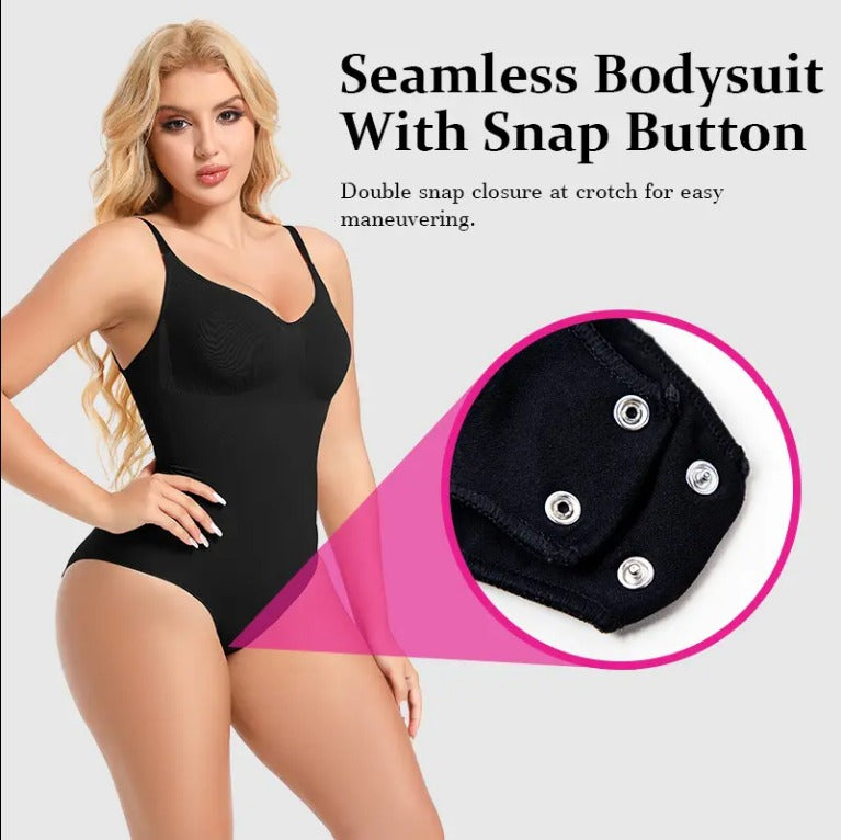 Seamless One-Piece Shapewear Bodysuit for Women