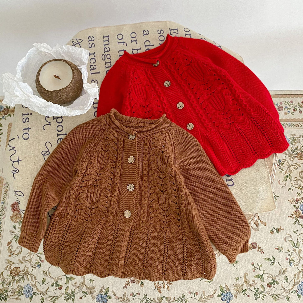 Knitted Long Sleeve Fashion Sweater Cardigan