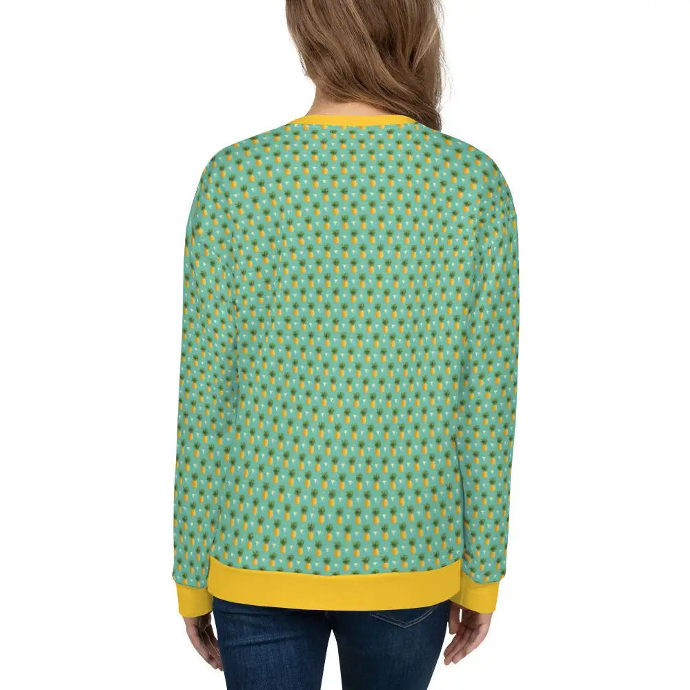 Women's Tropical Pineapple Print Sweatshirt | Streetwear