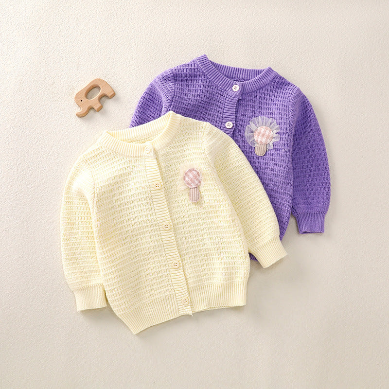 Sweet Simple Cardigan Sweater for Children