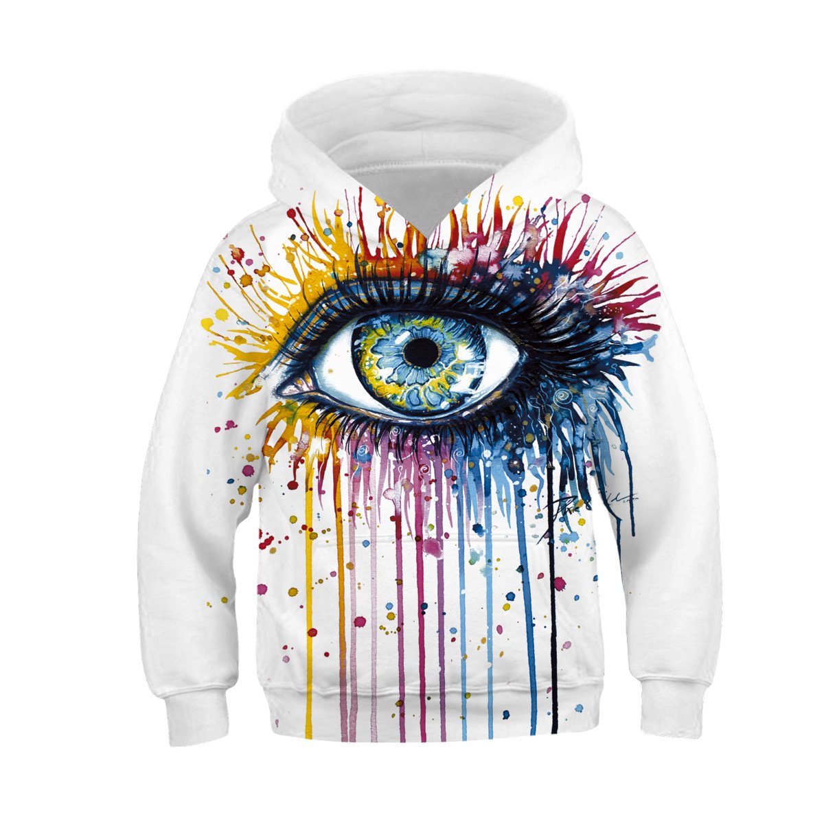 Digital Printed Hooded Sweater for Kids