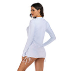 Onyx Long Sleeve One-Piece Swimsuit