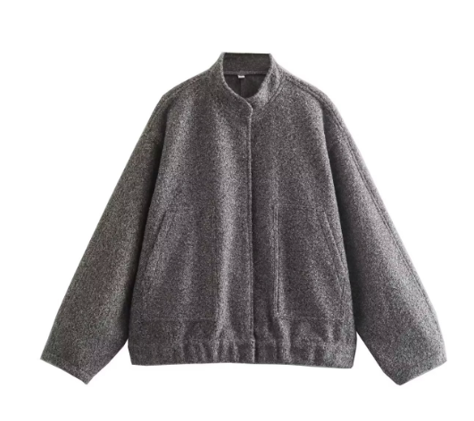 Elegant Women's Long Sleeve Streetwear Jacket (One Piece)