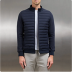 Lightweight Stand Collar Knit Jacket
