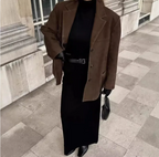 Vintage Luxe Women's Collar Coat