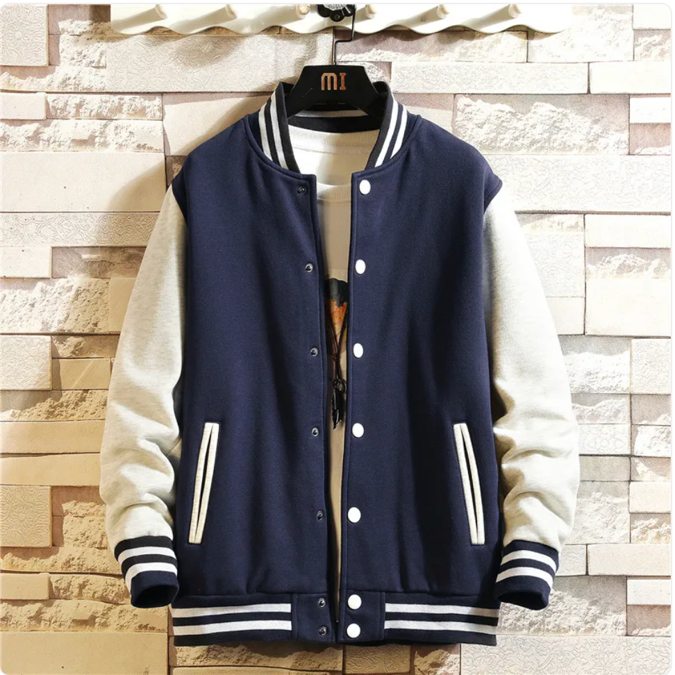 Men's Casual Baseball Jacket