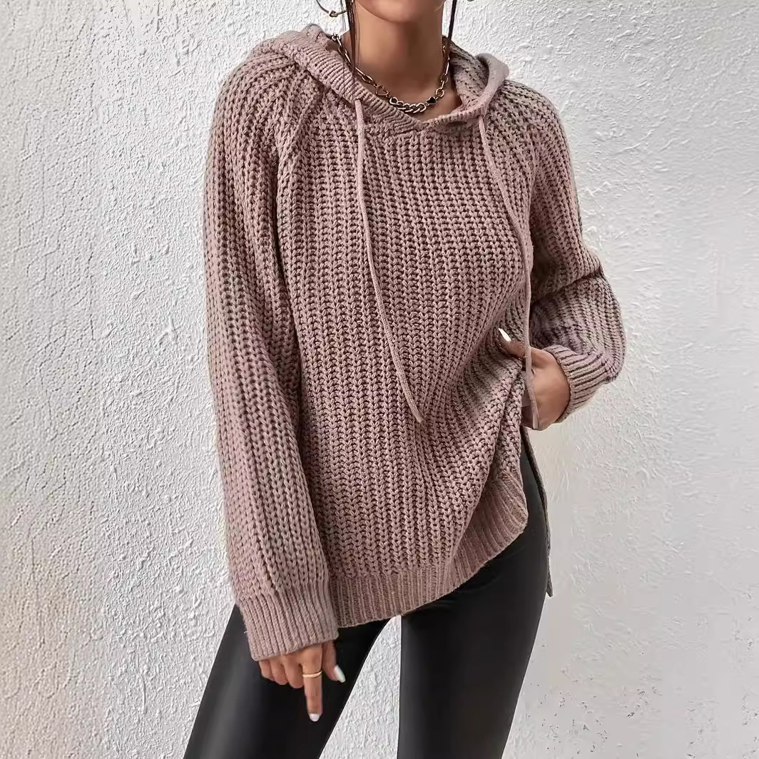 Pullover Hooded Sweater Women's Loose Slimming | Streetwear