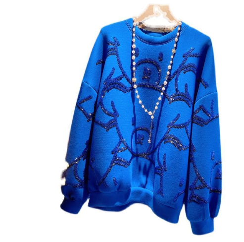 Loose Simple Long-Sleeved Pullover Sweater for Women | Streetwear