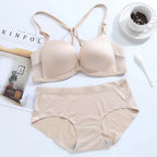 Lace Back Bralette with Cross Straps and Bow