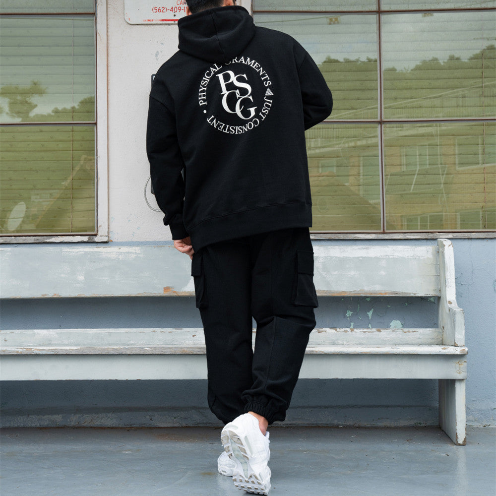 Men's Plus Size Hooded Pullover for Sports & Training | Streetwear