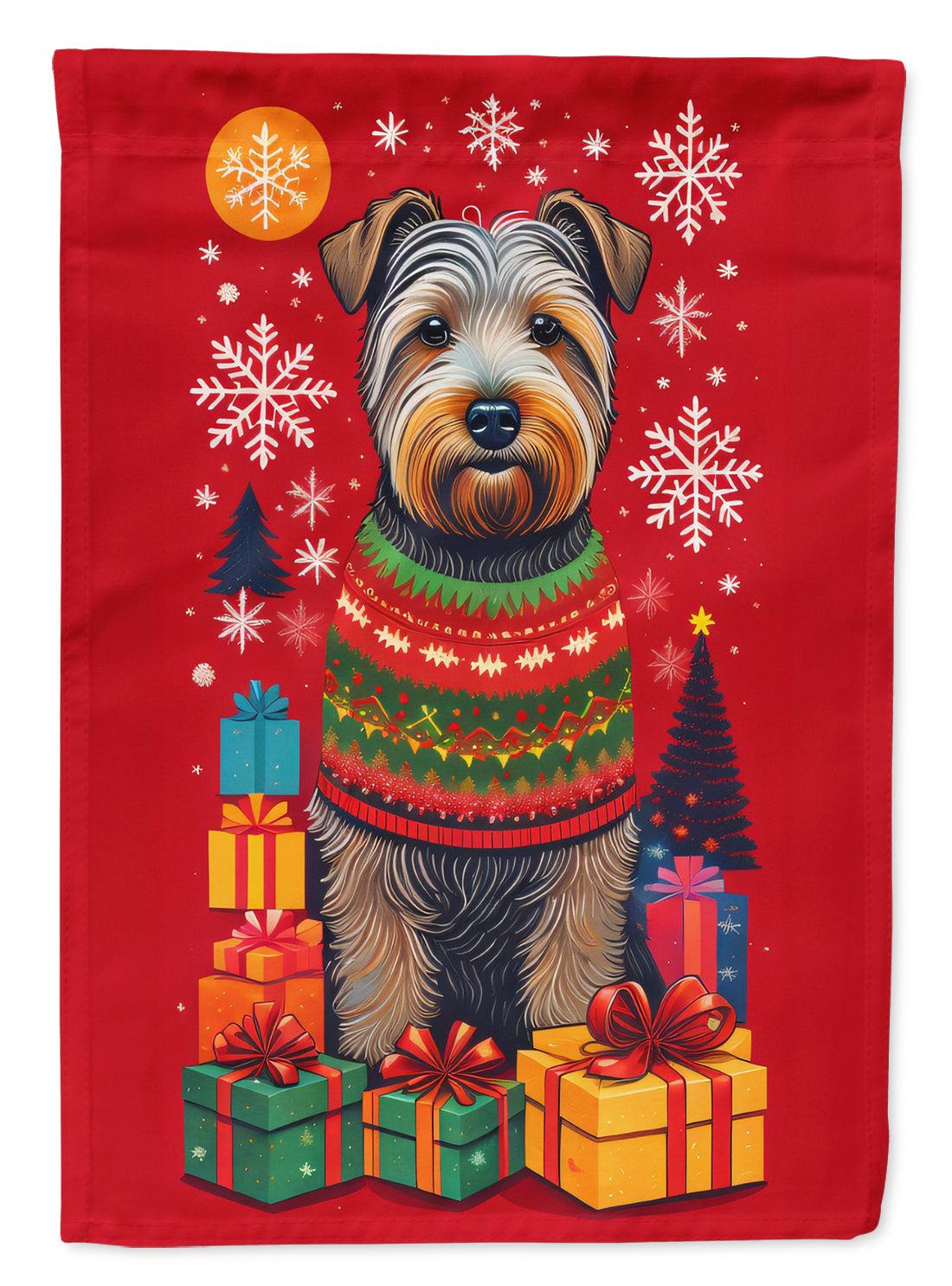 Glen of Imaal Terrier Holiday Christmas House Flag