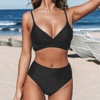 2023 Women's Color Block Bikini Swimwear Set