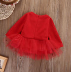 New Autumn Infant Christmas Dress with Long Sleeves