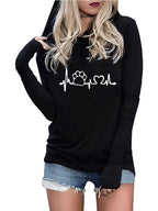 Autumn Winter European American Alphabet Embroidery Hoodie | Streetwear