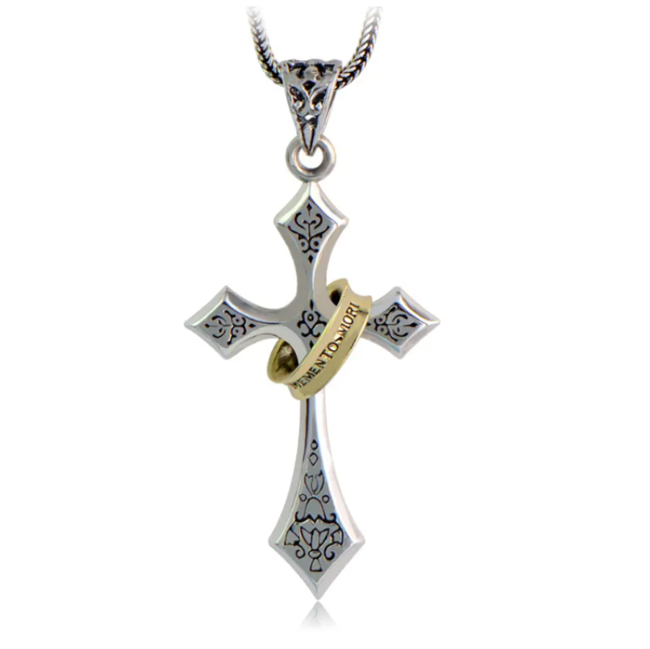 Sterling Silver Cross Pendant Necklace