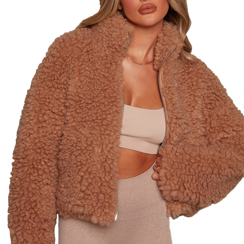 Lambswool Short Coat for Women